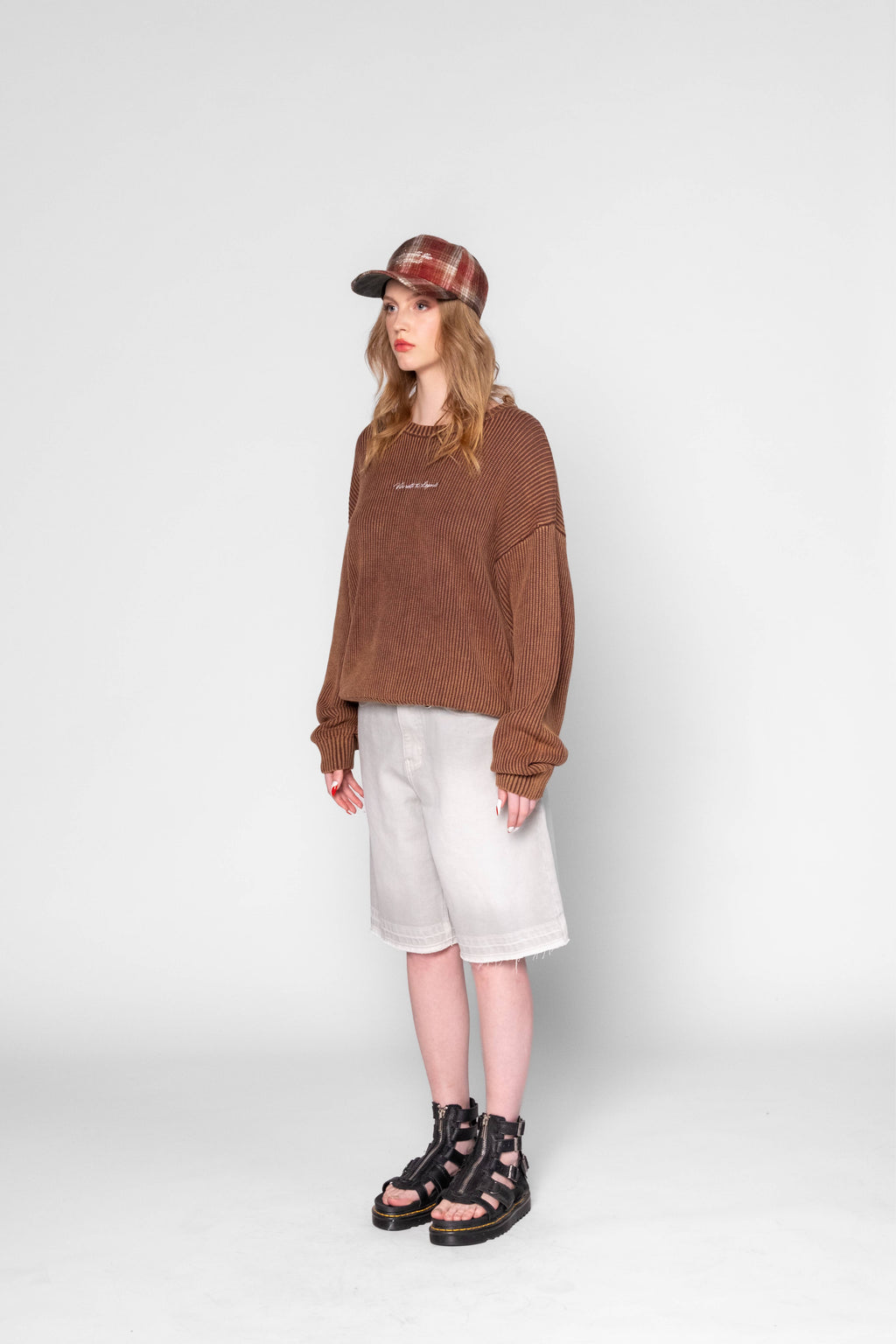 Heavy Knit Sweater - Retro Brown