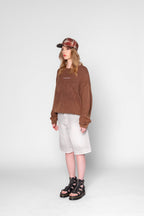 Heavy Knit Sweater - Retro Brown