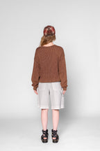 Heavy Knit Sweater - Retro Brown