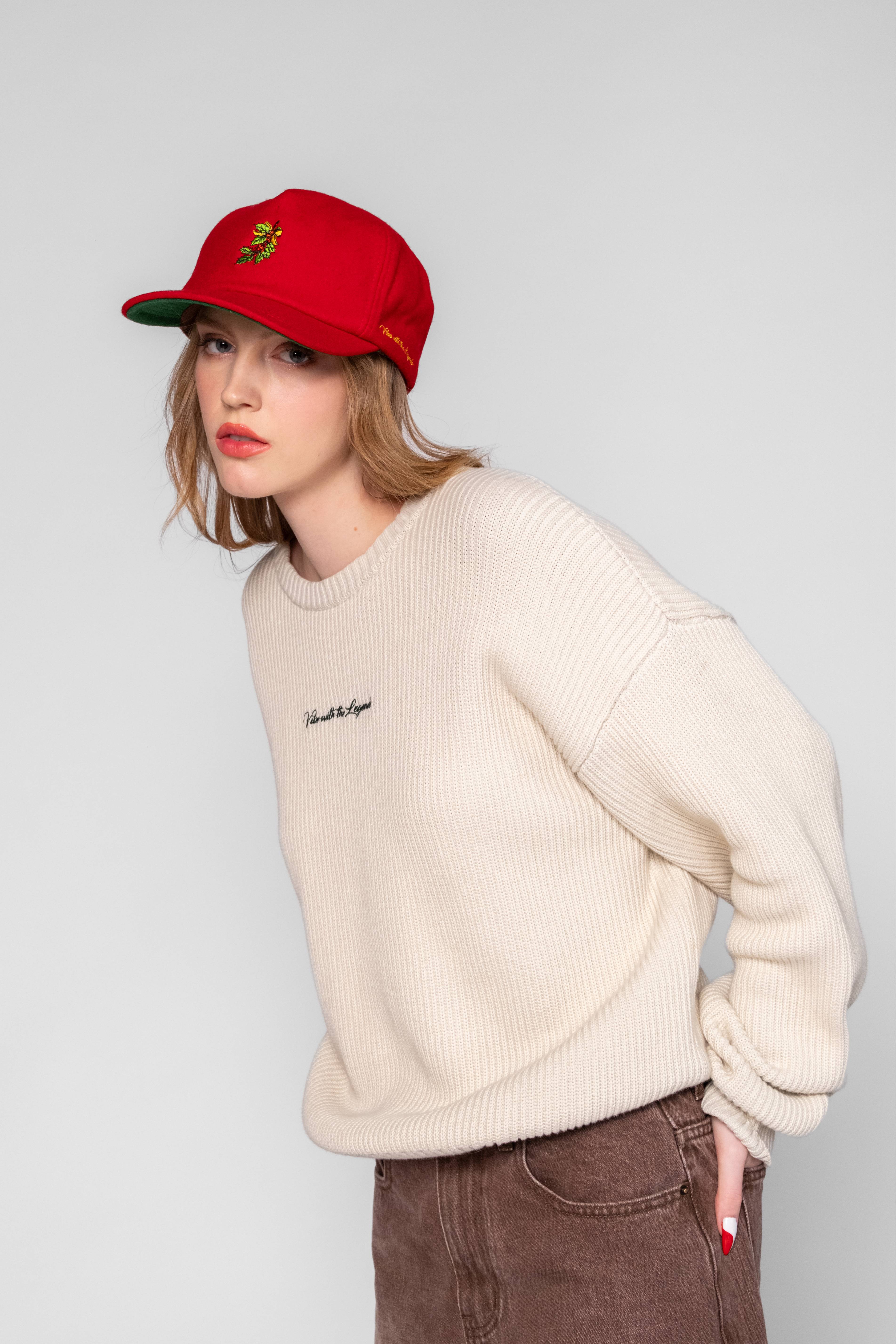 Heavy Knit Sweater - Cream