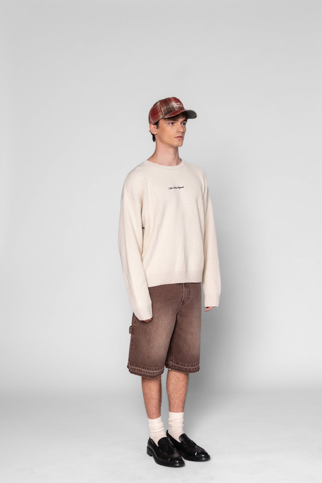 Heavy Knit Sweater - Cream