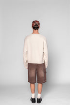 Heavy Knit Sweater - Cream