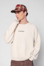 Heavy Knit Sweater - Cream