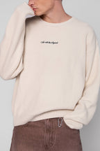Heavy Knit Sweater - Cream