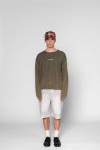 Heavy Knit Sweater - Retro Green