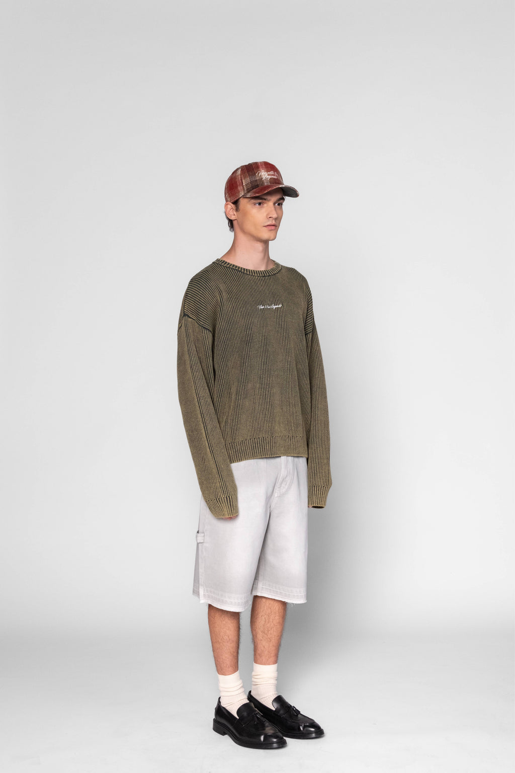 Heavy Knit Sweater - Retro Green